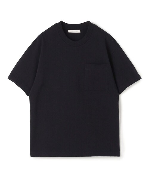 GALERIE VIE(ギャルリー ヴィー)の「コットン吊り天竺 ハーフスリーブプルオーバー(Tシャツ/カットソー・レディース・ブラック/ホワイト/ネイビー・FREE)」の1枚目の写真
