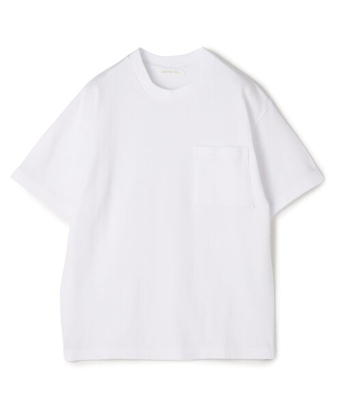 GALERIE VIE(ギャルリー ヴィー)の「コットン吊り天竺 ハーフスリーブプルオーバー(Tシャツ/カットソー・レディース・ブラック/ホワイト/ネイビー・FREE)」の2枚目の写真