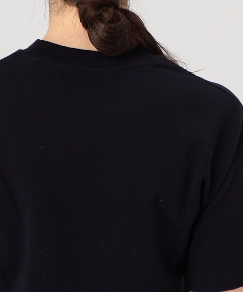 GALERIE VIE(ギャルリー ヴィー)の「コットン吊り天竺 ハーフスリーブプルオーバー(Tシャツ/カットソー・レディース・ブラック/ホワイト/ネイビー・FREE)」の9枚目の写真