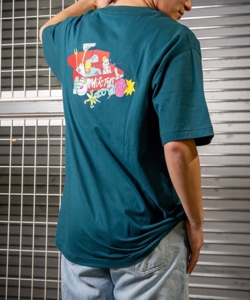 NEW BALANCE（ニューバランス）の「【別注】ニューバランス New Balance Toy Box T-Shirt 限定コラボ（Tシャツ/カットソー・メンズ・ブラック/ホワイト/ダークグリーン・L/3L/S/M/LL）」の3枚目の写真