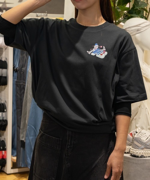 NEW BALANCE（ニューバランス）の「【別注】ニューバランス New Balance Toy Box T-Shirt 限定コラボ（Tシャツ/カットソー・メンズ・ブラック/ホワイト/ダークグリーン・L/3L/S/M/LL）」の4枚目の写真