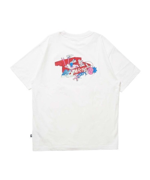 NEW BALANCE（ニューバランス）の「【別注】ニューバランス New Balance Toy Box T-Shirt 限定コラボ（Tシャツ/カットソー・メンズ・ブラック/ホワイト/ダークグリーン・L/3L/S/M/LL）」の9枚目の写真
