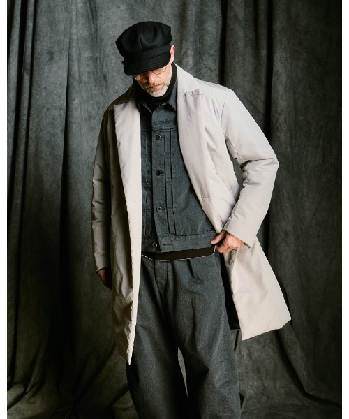 wjk（ダヴルジェイケイ）の「denim jacket type1 (OW)（デニムジャケット・メンズ・チャコールグレー/インディゴブルー・SMALL/MEDIUM/LARGE/X-LARGE）」の16枚目の写真