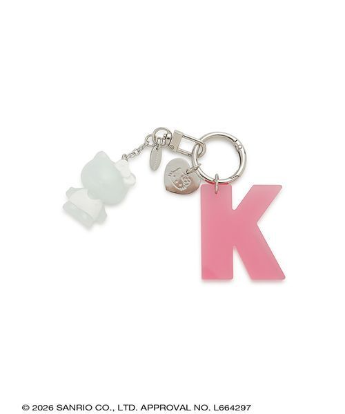 ハローキティイニシャルチャーム【K】（キーケース/キーアクセサリー