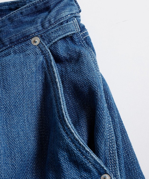 FDMTL（ファンダメンタル）の「【FDMTL】PATCHWORK DOUBLE KNEE PANTS 3YR WASH（デニムパンツ・メンズ・インディゴブルー・34inch/32inch/30inch/28inch）」の5枚目の写真