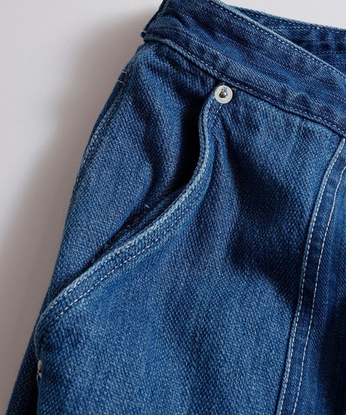 FDMTL（ファンダメンタル）の「【FDMTL】PATCHWORK DOUBLE KNEE PANTS 3YR WASH（デニムパンツ・メンズ・インディゴブルー・34inch/32inch/30inch/28inch）」の4枚目の写真