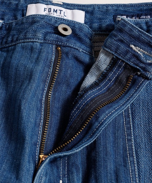 FDMTL（ファンダメンタル）の「【FDMTL】PATCHWORK DOUBLE KNEE PANTS 3YR WASH（デニムパンツ・メンズ・インディゴブルー・34inch/32inch/30inch/28inch）」の3枚目の写真