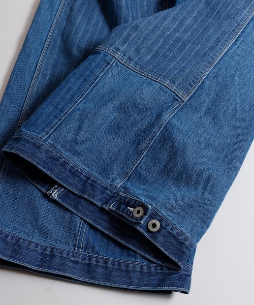 FDMTL（ファンダメンタル）の「【FDMTL】PATCHWORK DOUBLE KNEE PANTS 3YR WASH（デニムパンツ・メンズ・インディゴブルー・34inch/32inch/30inch/28inch）」の2枚目の写真