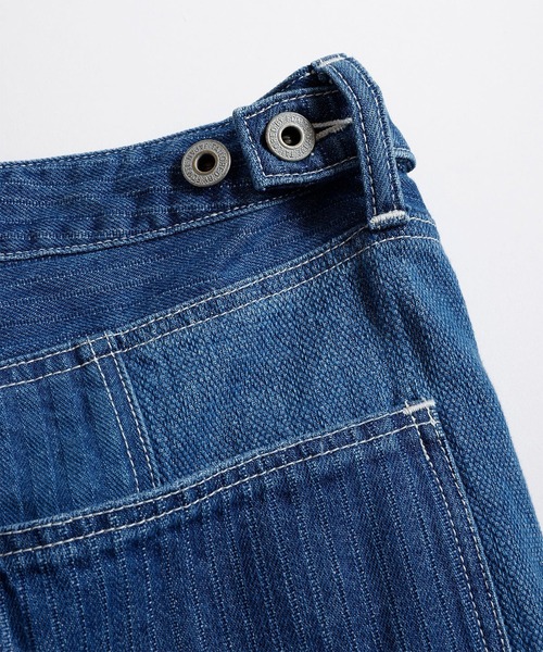 FDMTL（ファンダメンタル）の「【FDMTL】PATCHWORK DOUBLE KNEE PANTS 3YR WASH（デニムパンツ・メンズ・インディゴブルー・34inch/32inch/30inch/28inch）」の11枚目の写真