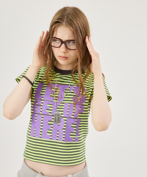 FTW(エフティダブリュー)の「LOGO PRINT TEE(Tシャツ/カットソー・レディース・オフホワイト/その他/レッド/ブルー系その他/イエロー・SMALL/LARGE/MEDIUM)」の8枚目の写真