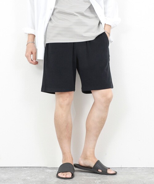 NOLLEY’S（ノーリーズ）の「《セットアップ対応》パイルショーツ ショートパンツ 26SS（その他パンツ・メンズ・ブルー/グレー/ネイビー・S/M/L）」の3枚目の写真