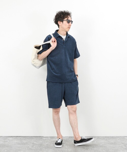 NOLLEY’S（ノーリーズ）の「《セットアップ対応》パイルショーツ ショートパンツ 26SS（その他パンツ・メンズ・ブルー/グレー/ネイビー・S/M/L）」の8枚目の写真