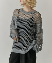 Lui's（ルイス）の「【mi-企画】メッシュロンtee（Tシャツ/カットソー）」