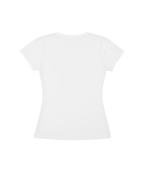 SEW-B（ソービー）の「ツアーセミクロップ半袖Tシャツ[ホワイト]（Tシャツ/カットソー・レディース・その他・FREE）」の2枚目の写真