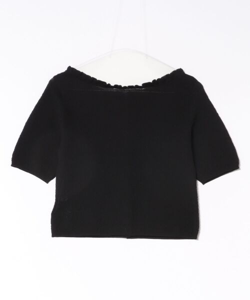 CLANE(クラネ)の「CLANE W FACE FRILL KNIT CARDIGAN(ニット/セーター・レディース・オフホワイト・1)」の2枚目の写真