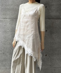 CIEL'AIR（シエルエアー）の「SATIN ASYMMETRIC CAMI（ｻﾃﾝｱｼﾝﾒﾄﾘｰｷｬﾐ）（キャミソール）」