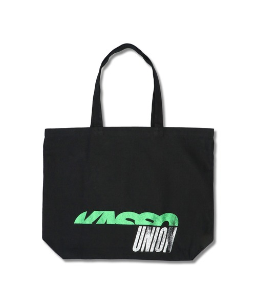 UNION(UNION TOKYO)(ユニオン)の「UNION TOKYO KASSO TOTE ユニオントーキョー バッグ(トートバッグ・メンズ・ブラック/ホワイト・FREE)」の2枚目の写真