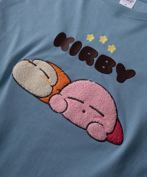 make a ray!(メイク ア レイ!)の「【71】星のカービィ ワドルディ サガラ刺繍 ワイド クルーネックTシャツ/レディース(Tシャツ/カットソー・レディース・ブルー/イエロー/ホワイト/ブラック・L/M)」の7枚目の写真