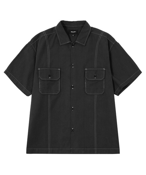 HUF（ハフ）の「HUF CO-OP CONTRAST DYED SHIRT（シャツ/ブラウス・メンズ・ブラック/モスグリーン/バーガンディー・S/M/L/XL）」の15枚目の写真