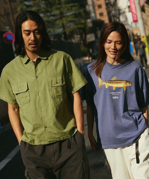 HUF（ハフ）の「HUF CO-OP CONTRAST DYED SHIRT（シャツ/ブラウス・メンズ・ブラック/モスグリーン/バーガンディー・S/M/L/XL）」の11枚目の写真