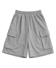 Pendulum（ペンデュラム）の「ベーシックワンタックカーゴバミューダショーツ LQ2PU408_MELANGE GREY（その他パンツ）」