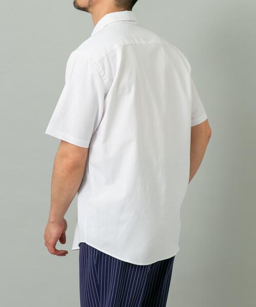 URBAN RESEARCH ROSSO MEN（アーバンリサーチロッソメン）の「『イージーケア / XLサイズあり』ハイパフォーマンスリネン半袖シャツ（シャツ/ブラウス・メンズ・ネイビー/チェック/ストライプ/ベージュ/ライトブルー/ホワイト・X-LARGE/LARGE/MEDIUM/SMALL）」の17枚目の写真