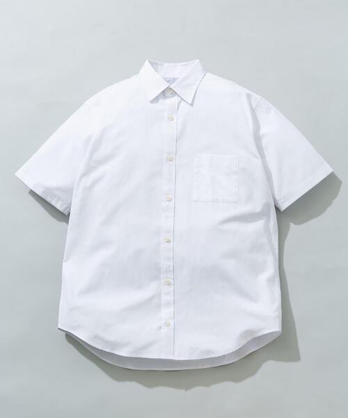 URBAN RESEARCH ROSSO MEN（アーバンリサーチロッソメン）の「『イージーケア / XLサイズあり』ハイパフォーマンスリネン半袖シャツ（シャツ/ブラウス・メンズ・ネイビー/チェック/ストライプ/ベージュ/ライトブルー/ホワイト・X-LARGE/LARGE/MEDIUM/SMALL）」の19枚目の写真