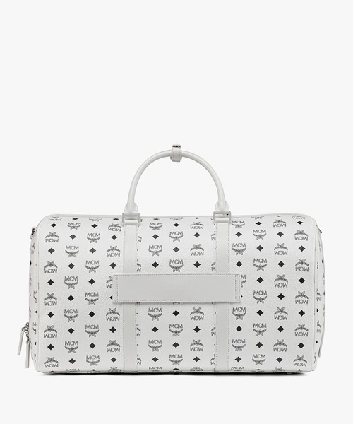 MCM（エムシーエム）の「Ottomar ウィークエンダー バッグ - ヴィセトス（ボストンバッグ・レディース・ホワイト・20inch）」の5枚目の写真