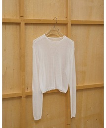 Slit Sheer Knit（Tシャツ/カットソー）｜TODAYFUL（トゥデイフル）の