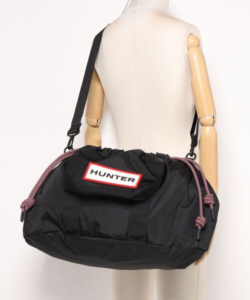 HUNTER(ハンター)の「HUNTER/ハンター トートバッグ トラベル パッカブル リップストップ ホールドオール PACKABLE RIPSTOP HOLDALL(トートバッグ・レディース・ブラック/ホワイト・FREE)」の16枚目の写真