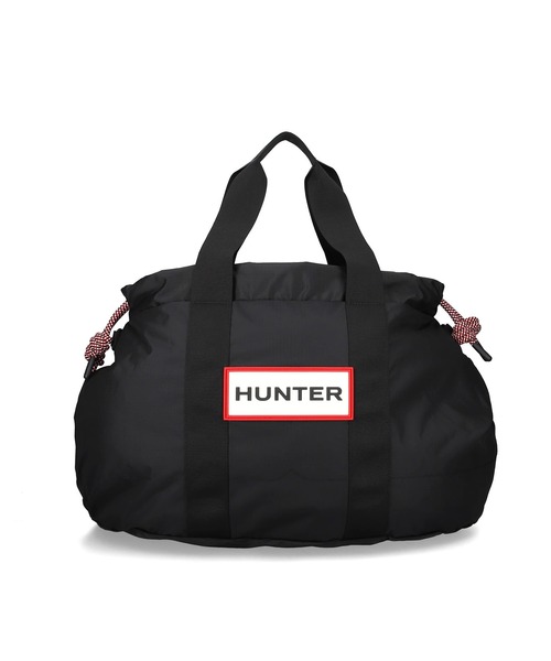 HUNTER(ハンター)の「HUNTER/ハンター トートバッグ トラベル パッカブル リップストップ ホールドオール PACKABLE RIPSTOP HOLDALL(トートバッグ・レディース・ブラック/ホワイト・FREE)」の1枚目の写真