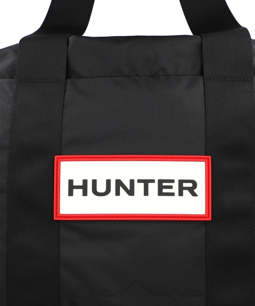 HUNTER(ハンター)の「HUNTER/ハンター トートバッグ トラベル パッカブル リップストップ ホールドオール PACKABLE RIPSTOP HOLDALL(トートバッグ・レディース・ブラック/ホワイト・FREE)」の11枚目の写真