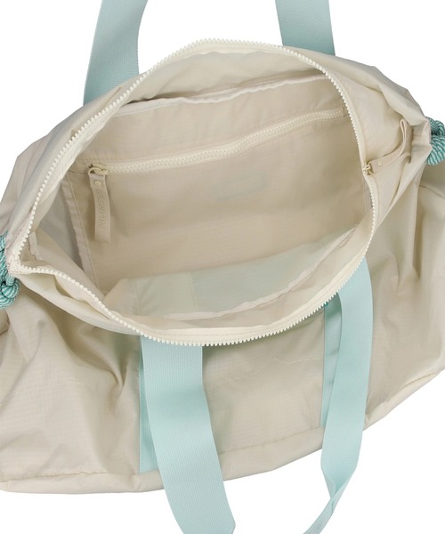 HUNTER(ハンター)の「HUNTER/ハンター トートバッグ トラベル パッカブル リップストップ ホールドオール PACKABLE RIPSTOP HOLDALL(トートバッグ・レディース・ブラック/ホワイト・FREE)」の5枚目の写真