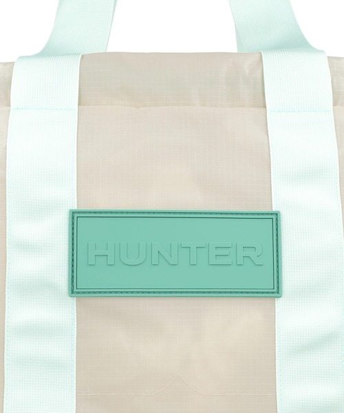 HUNTER(ハンター)の「HUNTER/ハンター トートバッグ トラベル パッカブル リップストップ ホールドオール PACKABLE RIPSTOP HOLDALL(トートバッグ・レディース・ブラック/ホワイト・FREE)」の6枚目の写真