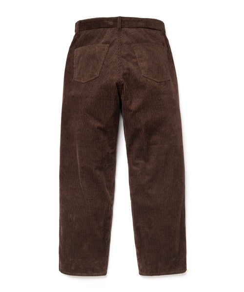 MR.OLIVE(ミスターオリーブ)の「WIDE WALE CORDUROY / BELTED RELAX TAPERED PANTS /M263130(チノパンツ・メンズ・チャコール/ブラウン・SMALL/LARGE/MEDIUM)」の9枚目の写真