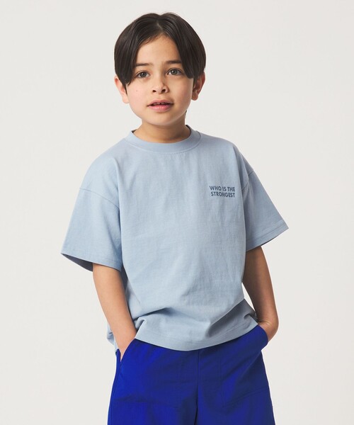 green label relaxing(グリーンレーベルリラクシング)の「【WEB限定】アニマルプリント Tシャツ/ キッズ 100cm-160cm(Tシャツ/カットソー・キッズ・オリーブ/ブラック/ライトブルー/グレー系・160cm/150cm/140cm/130cm/120cm/100cm/110cm)」の12枚目の写真