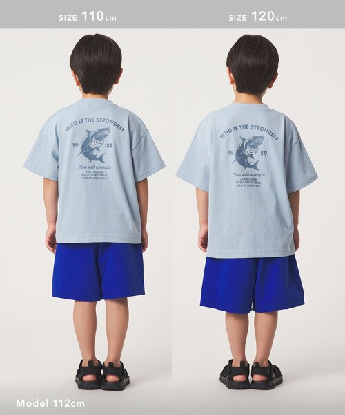 green label relaxing(グリーンレーベルリラクシング)の「【WEB限定】アニマルプリント Tシャツ/ キッズ 100cm-160cm(Tシャツ/カットソー・キッズ・オリーブ/ブラック/ライトブルー/グレー系・160cm/150cm/140cm/130cm/120cm/100cm/110cm)」の16枚目の写真