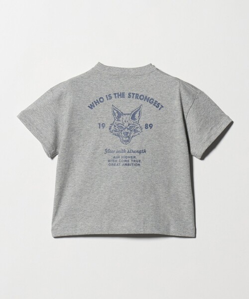 green label relaxing(グリーンレーベルリラクシング)の「【WEB限定】アニマルプリント Tシャツ/ キッズ 100cm-160cm(Tシャツ/カットソー・キッズ・オリーブ/ブラック/ライトブルー/グレー系・160cm/150cm/140cm/130cm/120cm/100cm/110cm)」の18枚目の写真