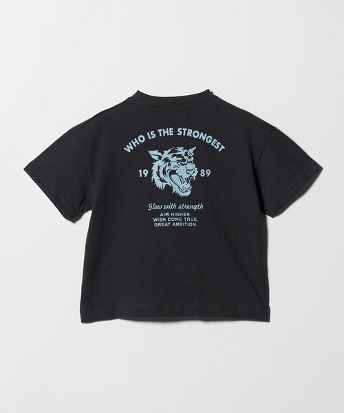 green label relaxing(グリーンレーベルリラクシング)の「【WEB限定】アニマルプリント Tシャツ/ キッズ 100cm-160cm(Tシャツ/カットソー・キッズ・オリーブ/ブラック/ライトブルー/グレー系・160cm/150cm/140cm/130cm/120cm/100cm/110cm)」の19枚目の写真