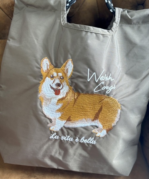 cepo(セポ)の「【WEB限定】アニマル刺繍コードトートバッグ2(トートバッグ・レディース・レッド/ブラウン・FREE)」の4枚目の写真