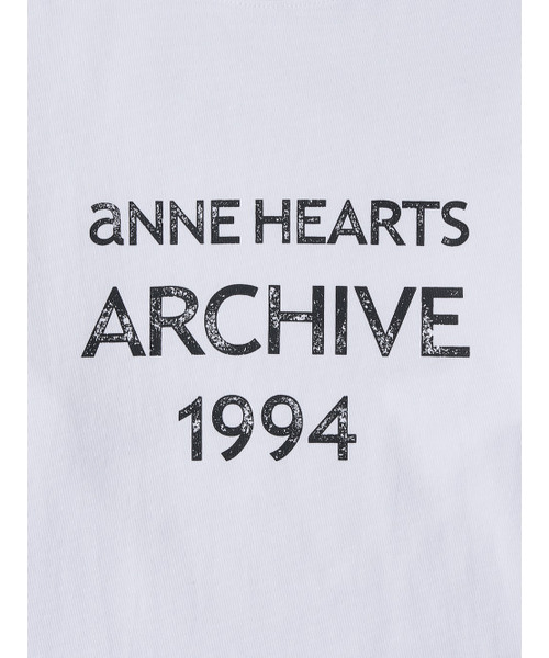 ANNEHEARTS(アンハーツ)の「Vintage Letter Archive Sleeve_WHITE(Tシャツ/カットソー・レディース・その他・FREE)」の6枚目の写真