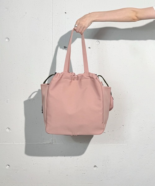 CALIFORNIA OUTFITTERS(カリフォルニア アウトフィッターズ)の「4E63-NK ポーチ付き トートバッグ(トートバッグ・レディース・ブラック/グレー/ピンク・ONESIZE)」の9枚目の写真