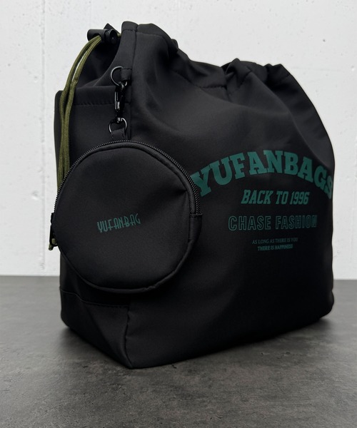CALIFORNIA OUTFITTERS(カリフォルニア アウトフィッターズ)の「4E63-NK ポーチ付き トートバッグ(トートバッグ・レディース・ブラック/グレー/ピンク・ONESIZE)」の11枚目の写真
