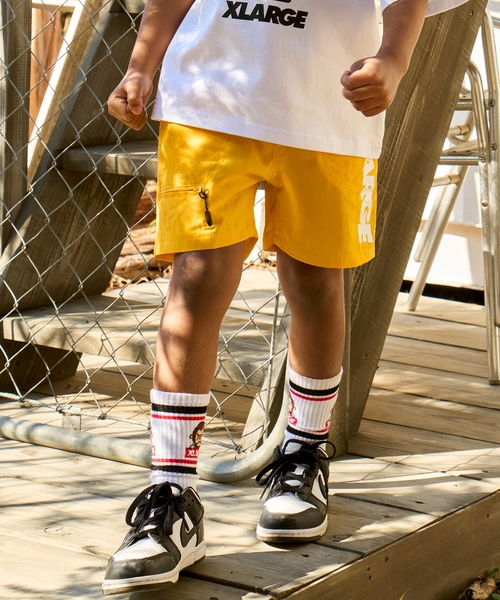 XLARGE KIDS(エクストララージキッズ)の「クライミングショートパンツ(その他パンツ・キッズ・レッド/ブラック/イエロー・120cm/80cm/90cm/100cm/110cm/130cm/140cm)」の3枚目の写真