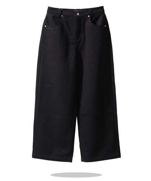 Laufer(ロイファー)の「【Laufer】ダブルポケット ワイドストレート デニムパンツ / Double-Pocket Wide-Leg Straight-Leg Pants(デニムパンツ・メンズ・ブルー/ブラック/ネイビー・XL/L/M)」の16枚目の写真