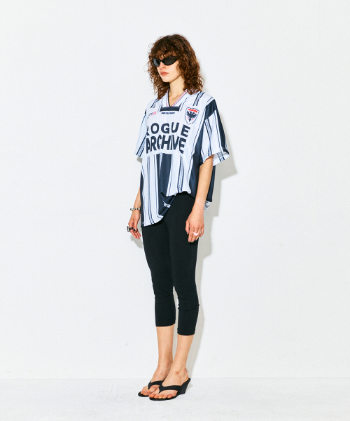 HIGHTIDEFRANKIE（ハイタイドフランキー）の「World Clash Football Jersey Black（Tシャツ/カットソー・レディース・ブラック・FREE）」の3枚目の写真