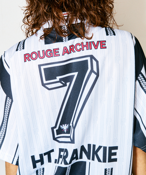 HIGHTIDEFRANKIE（ハイタイドフランキー）の「World Clash Football Jersey Black（Tシャツ/カットソー・レディース・ブラック・FREE）」の8枚目の写真