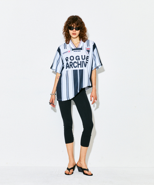 HIGHTIDEFRANKIE（ハイタイドフランキー）の「World Clash Football Jersey Black（Tシャツ/カットソー・レディース・ブラック・FREE）」の10枚目の写真