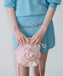 SINOON | Rose Petal Mini Cross Bag (Pink)(メッセンジャーバッグ)