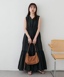 ティアードノースリワンピース